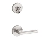Kwikset 971HFLRDT-15 Satin Nickel Halifax Lever Trim Pack Round Rosette Interior. Fixed Price $35.00.