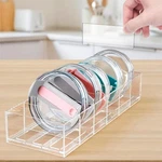 Acrylic Tumbler Lid Organizer For Stanley Cup Accessories, Cabinet Pantry. Fixed Price $15.99.