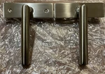 Emtek 5507US15 Stretto Rectangular Rh Passage Lever Sideplate Entry Set Long. Fixed Price $76.50.