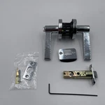 Kwikset Halifax Entry Door Handle With Lock Polished Chrome - Read. Fixed Price $17.95.