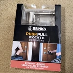 Brinks 23012-119 Push Pull Rotate Harper Satin Nickel Entry Lever KW1 1.75. Fixed Price $49.43.