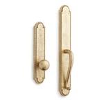Marconi Solid Brass Dummy Entrance Door Set With Knob - Satin. Fixed Price $25.65.