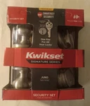 Kwikset Juno Door Knob Single Cylinder Deadbolt Satin Nickel 99910-034 *no Keys*. Fixed Price $13.99.