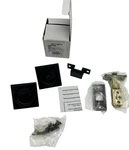 Onward Square Pocket Door Lock Privacy Black Finish Hardware Set 17SORB42. Fixed Price $55.99.