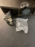 Emtek 8521OTUS19 Old Town Dummy Door Knob Set, Rectangular Rose - Flat Black. Fixed Price $125.99.