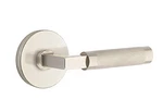 Emtek Select Passage, L-square Stem, Knurled Lever, Satin Nickel Lh. Fixed Price $226.40.