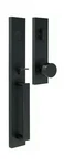 Weslock Xanthis Single Cylinder Handle Set With Mesa Knob (matte Black, Dummy.... Fixed Price $299.81.