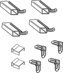 Prime-line PL7801 Mill Aluminum Screen Frame Kit 3/4 X 7/16 W In.. Fixed Price $26.16.