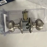 Schlage Easy Installation Bed And Bath Privacy Door Knob A8012631RE Satin Nickel. Fixed Price $19.99.