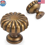 Povefonk 30 Pack Antique Brass Kitchen Cabinet Knobs Vintage Drawer. Fixed Price $113.11.