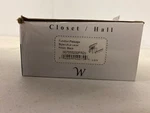 Weslock 007003232FR20 Utica Passage Door Lever With Square Rose - Matte Black. Fixed Price $44.27.