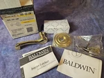 Baldwin 5450 030 Ldm Half Dummy Lever Set Left Hand Polished Brass Nos. Fixed Price $19.99.