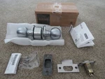 Schlage Door Knob Non Keyed Passage Latch Chrome A10S Orb 626 Strike 3/4 Dr. Fixed Price $39.95.