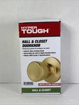 Hyper Tough Interior Non-locking Tulip Style Passage Doorknob, Polished Brass. Fixed Price $14.99.