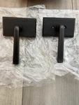 Emtek 7104CRRH Passage , NO.3 Rosette Cimarron Lever Medium Bronze. Fixed Price $125.10.