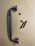 Baldwin Hardware 2578.050 Richmond Indoor Pull, 10" Satin Brass And Black. Fixed Price $29.99.