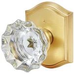 Elegant Glass Knob With Push Button Lock. Fixed Price $75.59.