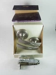 Amerock Diamond Lever Satin Chrome Door Handle Locking Set Right E24008-4- SAT16. Fixed Price $44.11.