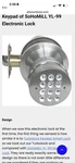 Sohomill YL-99 Electronic Lock. Fixed Price $39.99.