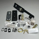 Baldwin Seattle Egress Door Handleset Matte Black W/ Unhanded Sq. Fixed Price $319.20.
