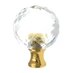 Amerock Traditional Classics Crystal 3/16" Round Cabinet Pull Knob BP731CS. Fixed Price $6.99.