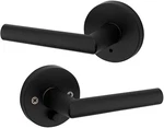 Kwikset 91550-030 Milan Door Handle Lever With Modern Contemporary Slim. Fixed Price $39.99.