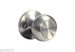 Dummy Satin Nickel Round Knobs Handle Door Pull Locks Brushed. Fixed Price $5.99.