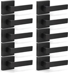 10 Matte Black Dummy Door Levers For Closet & Laundry Room - Pack. Fixed Price $116.99.