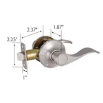 Design House Springdale Brass Passage Door Handle Satin Nickel/silver. Fixed Price $43.30.