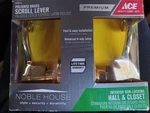 Ace Polished Brass Scroll Lever, Interior Non-locking For Hall And Closet. Fixed Price $15.00.