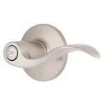 Brinks Transitional Privacy Locking Interior Wave Door Lever, Satin Nick. Fixed Price $36.76.