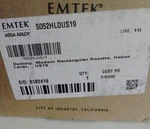 Emtek 5052HL0US19 Dummy Door Lever, Modern Rectangular Rosetta Black. Fixed Price $65.00.