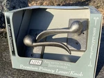 Architectural Iron Works Solid Forged Brass Premium Door Knob Lever 760N Silver. Fixed Price $30.00.