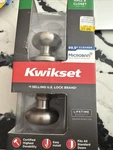 Kwikset Juno Passage Hall/ Closet Door Knob In Nickel 97200-789. Fixed Price $15.00.