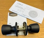 Amazon Basics Int Tulip Privacy Door Knob Keyless Lock Matte Black Lot Of 4. Fixed Price $29.99.