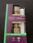 Home Decorators Brushed Gold Finish Passage Hall Closet Door Knob Square Rose. Fixed Price $19.90.
