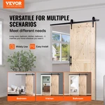 Barn And Hardware Kit, 30" X 84" Wood Sliding Door, Easy To Install. Fixed Price $190.16.