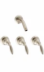 Pfister S10-430K Avalon 3-HANDLE Tub & Shower Pvd Brushed Nickel Kit New. Fixed Price $89.10.
