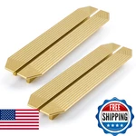 Bainong 4 Pack Brass Cabinet Pulls Brushed Drawer Handles Modern Gold 9.75" Clos. Fixed Price $58.46.