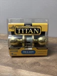 Kwikset Titan Grade 2 Bed & Bath Locking Door Knob (brass). Fixed Price $24.99.