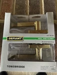 Defiant Tonebridge Brushed Gold Hall/closet Door Lever With Square Rose. Fixed Price $15.00.
