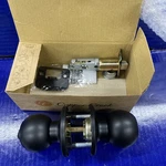 Copper Creek Egg Privacy Bed & Bath Door Knob In Black Coated #1123. Fixed Price $16.88.