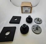 Schlage Matte Black Non-turning Two-sided Dummy Door Knob FC172BWE622COL. Fixed Price $55.97.