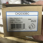 Copper Creek CK2030BC Colonial Privacy Door Knob, Black Coated L58. Fixed Price $19.99.