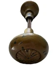 Antique Solid Brass Door Knob Set Victorian Sunburst Design Heavy Vtg Hardware. Fixed Price $24.99.