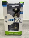 Schlage F10 609 Georgian Door Knob Hall&closet Non Locking Antique Brass. Fixed Price $9.99.