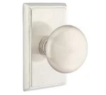Emtek 8521PUS15 Satin Nickel Dummy Door Knob Set With Rect. Rose, Brass Classic. Fixed Price $68.89.