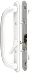 Prime-line 1289 White Diecast Keyed Sliding Door Handle Set With 10" Pull New. Fixed Price $160.00.