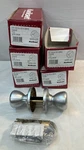 5 New Kwikset 92001-233 Tylo Passage Knob, Satin Chrome 200T 26D 6AL Rcs NP646. Fixed Price $35.91.