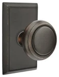 Emtek 8521NW Norwich Non-turning Two-sided Dummy Door Knob Set Bronze. Fixed Price $152.00.